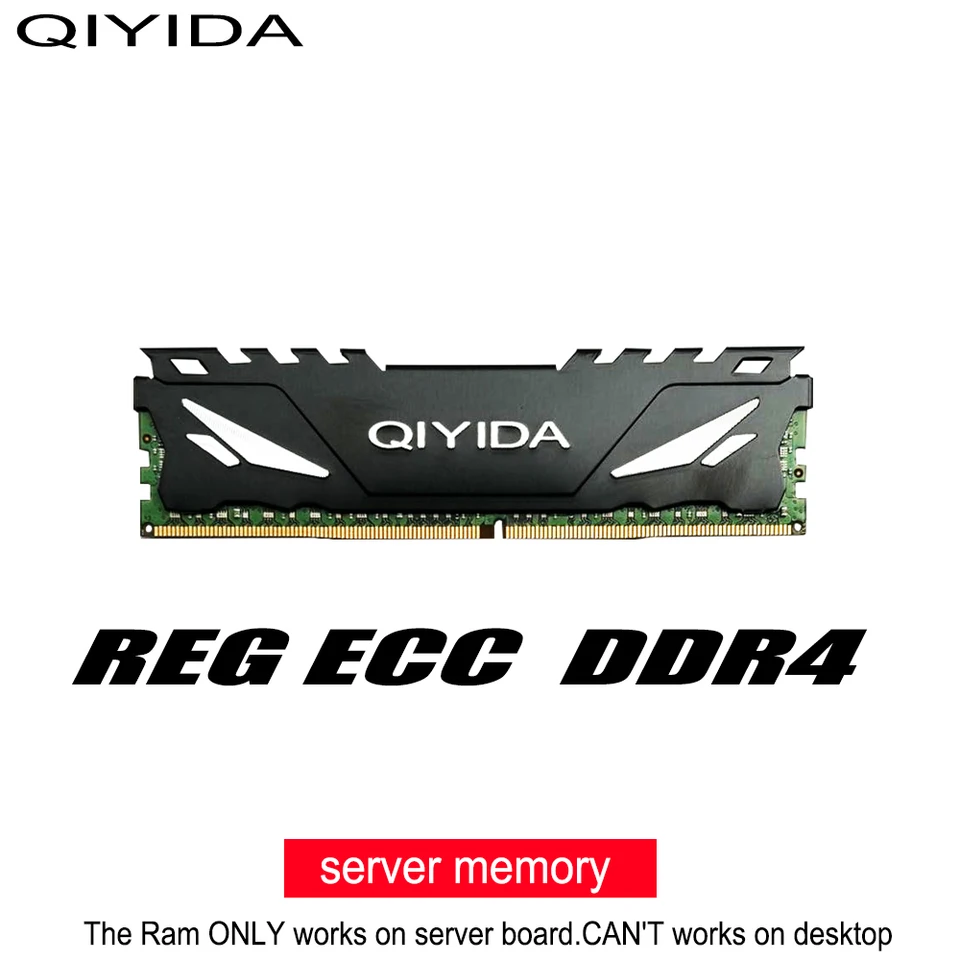メモリー QIYIDA DDR4 16GB 2RX4 REGECC 3200 Qiyida ddr4 Ram 8GB 4GB 16GB PC4 2133MHz or 2400MHz 2666MHZ 2400