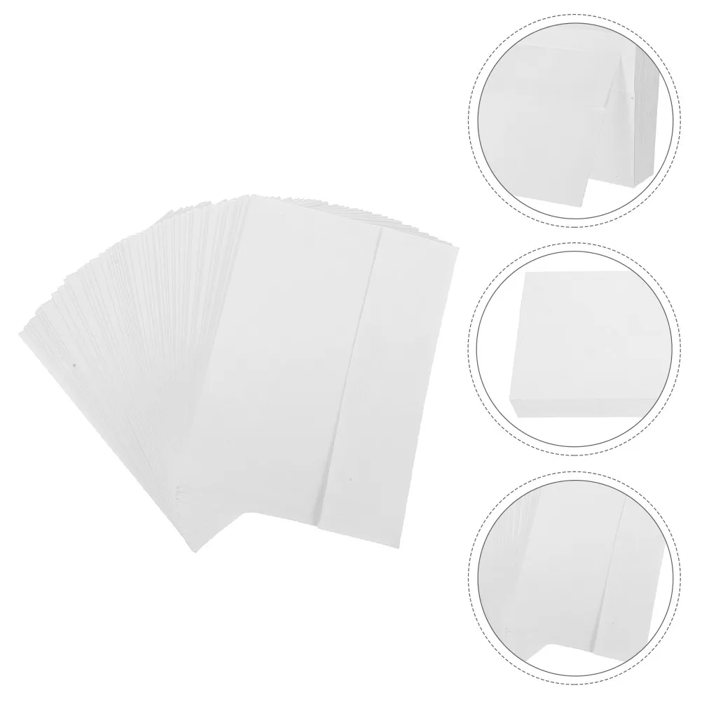 80Pcs Self Adhesive Envelopes White Paper Blank Letter Business Wedding Invitation Mailing Cards Letter Envelopes White