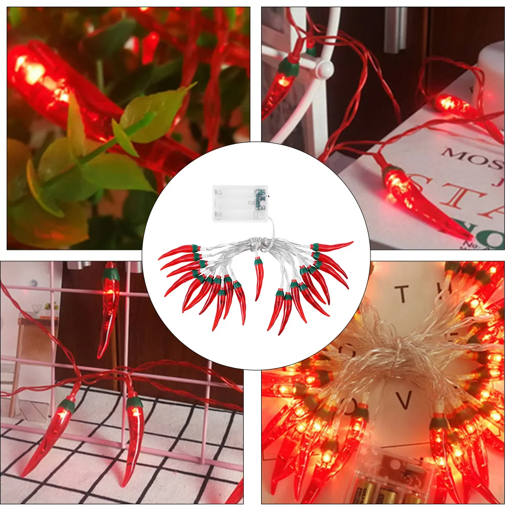 1 قطعة LED الفلفل الحار تصميم سلسلة ضوء 10 متر 80 المصابيح صديقة للبيئة مهرجان داخلي ديكور جو دافئ الإضاءة