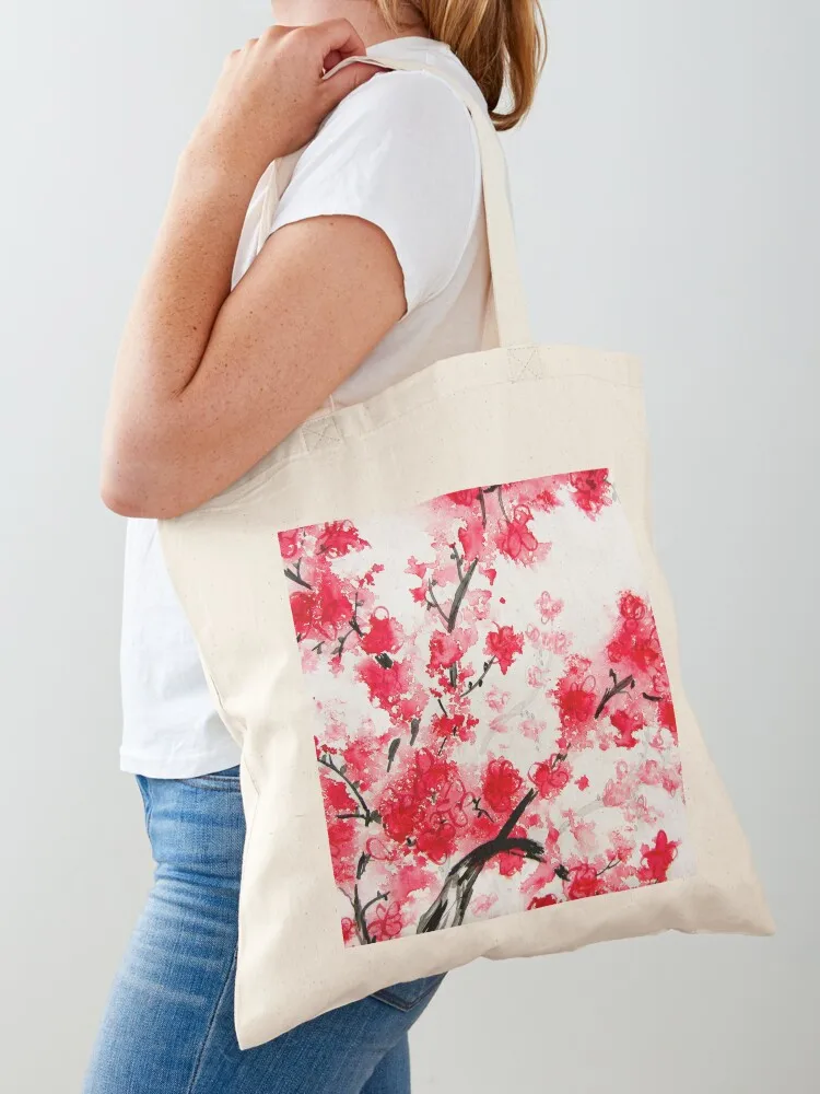 

Cherry Blossoms Tote Bag shoping bag tote bag women Beach Women bags