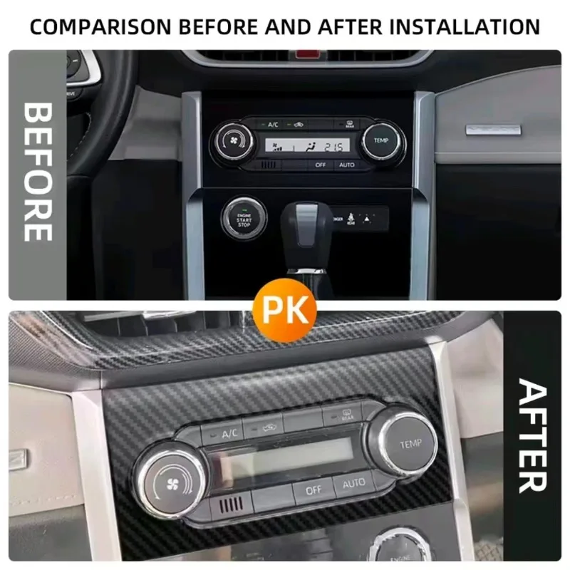 For Toyota Veloz 2022 - 2024 LHD Air Conditioning Panel Cover AC Adjust Switch Button Center Console Trim Interior Accessories