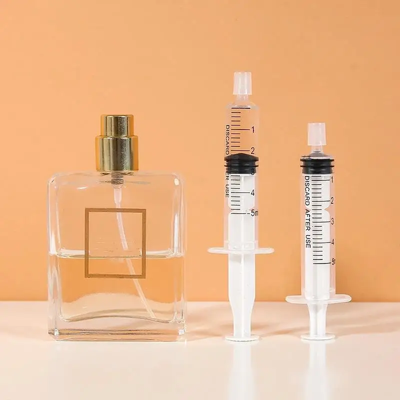Universeller, transparenter Spritzen-Parfüm-Spender mit Nadelwerkzeug und Konvertierungskopf für präzises Nachfüllen von Flaschen, 1 ml–50 ml, Transferpumpe. – Detail 7