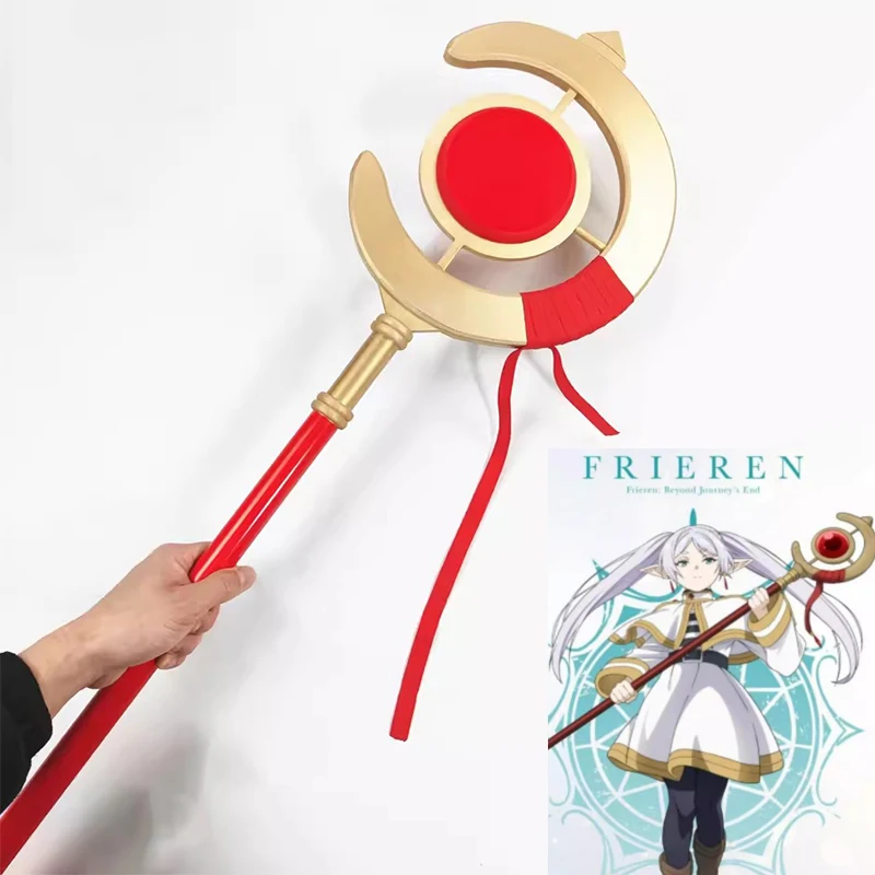 Frieren: Beyond Journey's End Cosplay Props Weapon Frieren Cosplay PVC Wand Role Play Weapon For Women Men Halloween Props 160CM