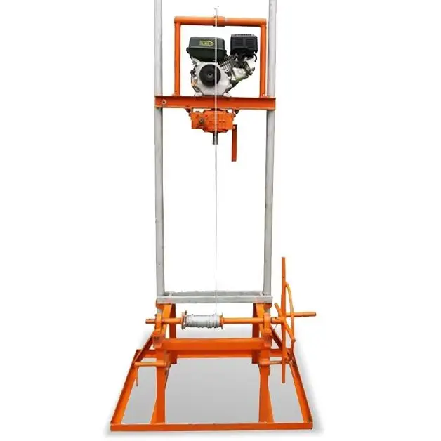 Customized Fold Engine Pump Water Well Drilling Rig 80m Mini High-Performance Agricultural Water Well Drilling Machine