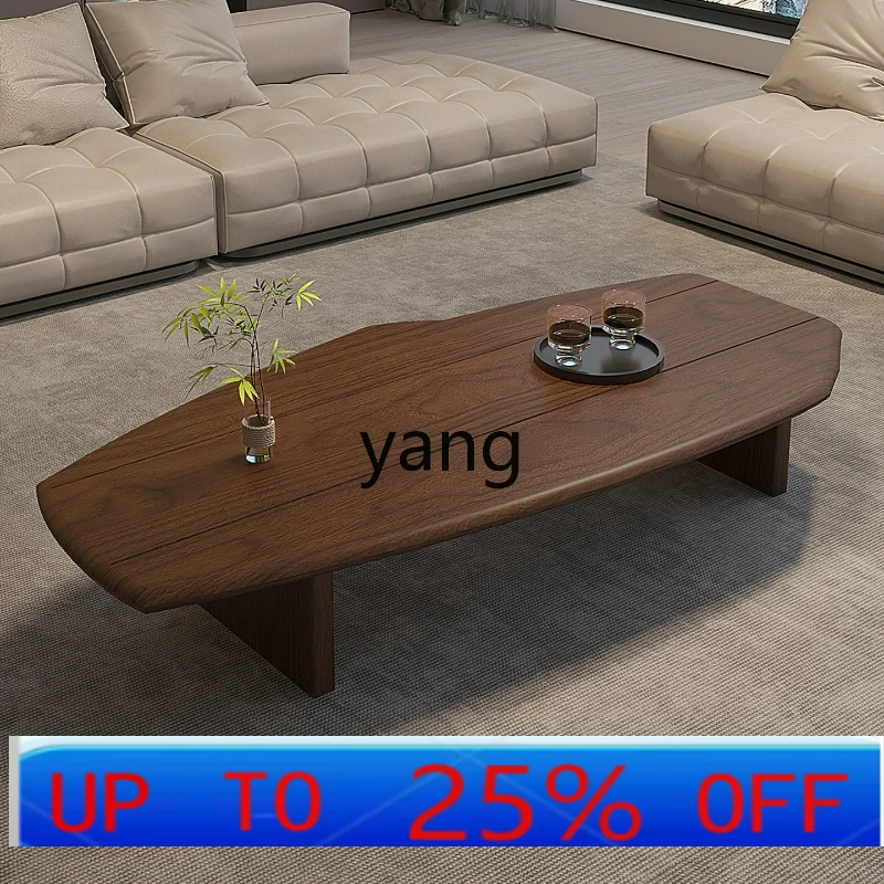 

LTT solid wood coffee table living room home creative special-shaped medieval coffee table