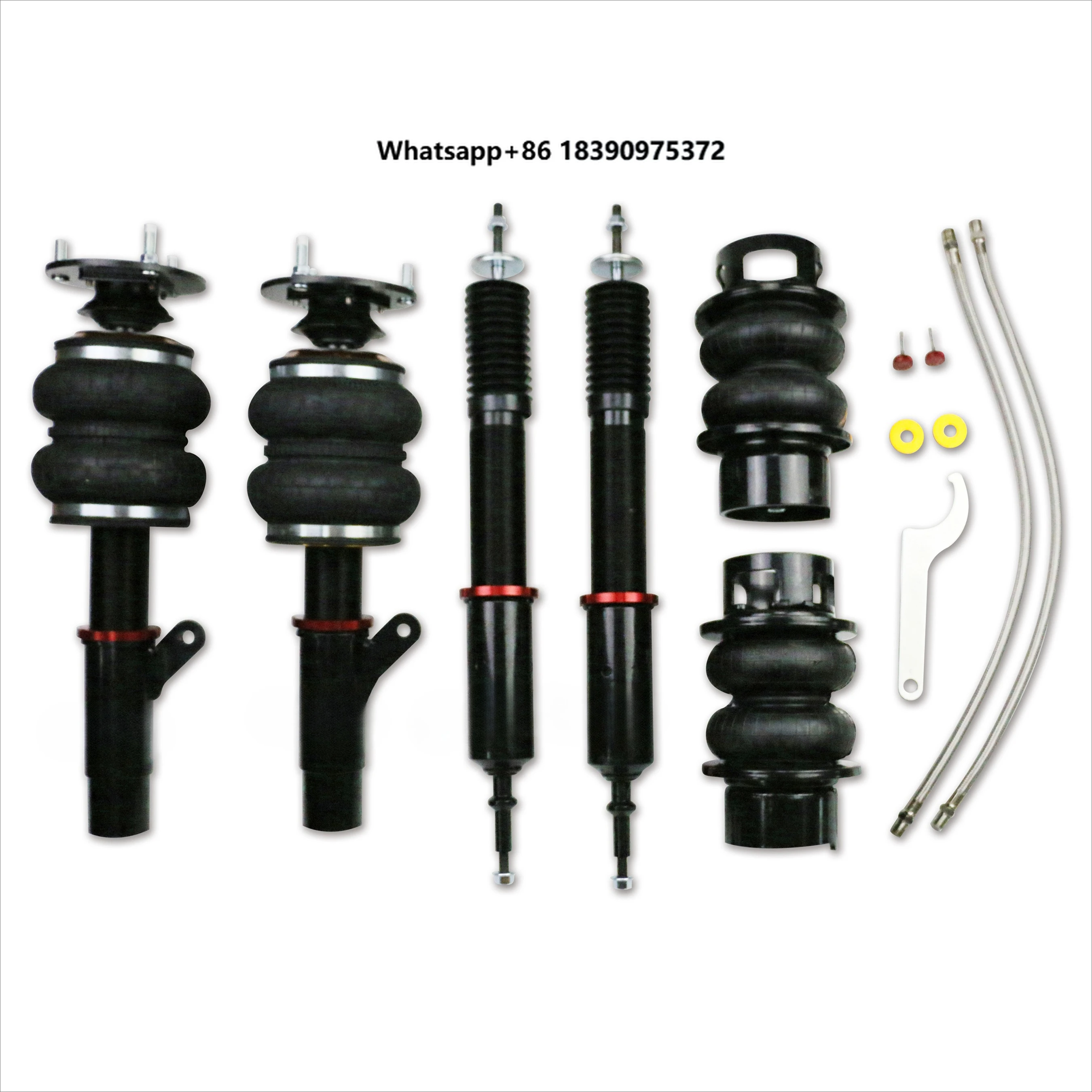 30 Steps Adjustable Coilover Shock Absorber Air Suspension System Kit