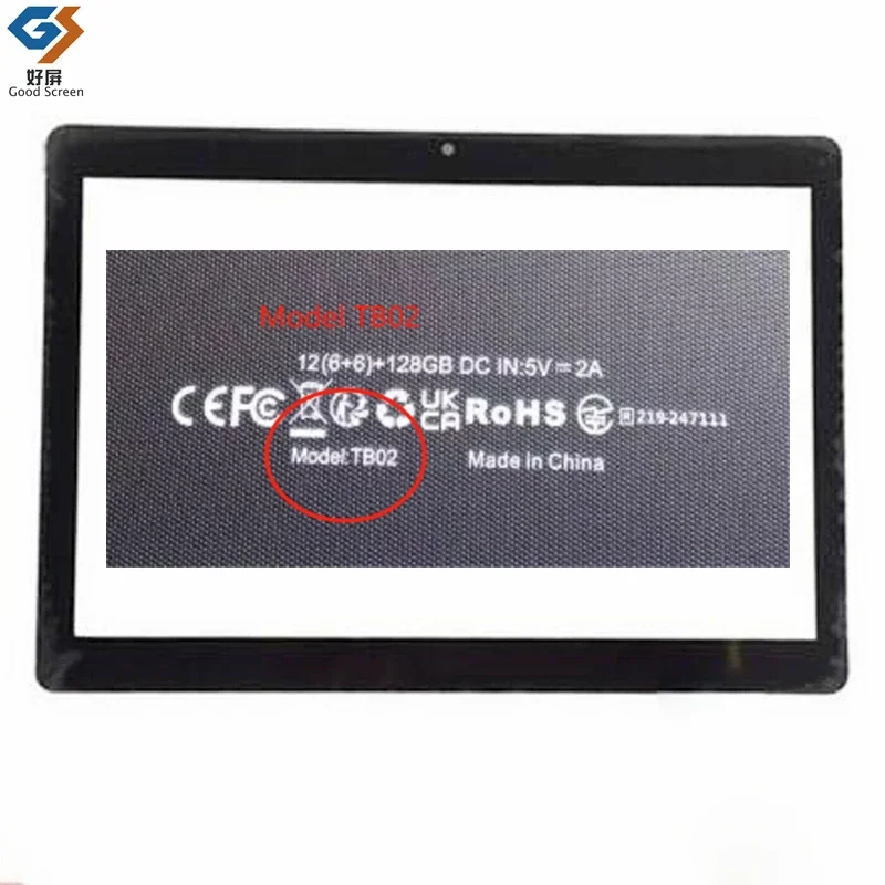 10.1 Polegada preto para relndoo tb02 tablet pc tela de toque capacitivo digitador sensor painel vidro externo