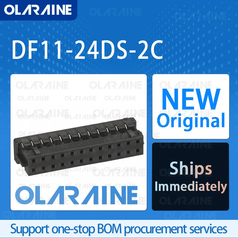 

20/50/100Pcs DF11-24DS-2C 100% brand new and original IC chip Connectors Headers and Wire Housings 24 Position 2 A