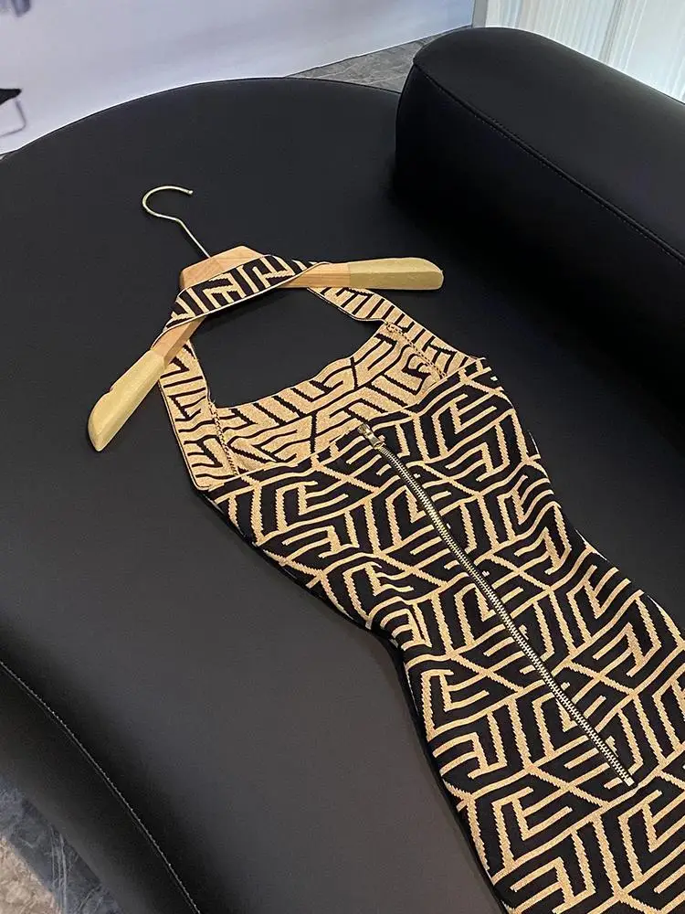 Ele Maglia a vita alta lunga Dr Svel Neline Sexy Strapl Slim-Fit Ci Commute Sle ingresso Ladies Dr