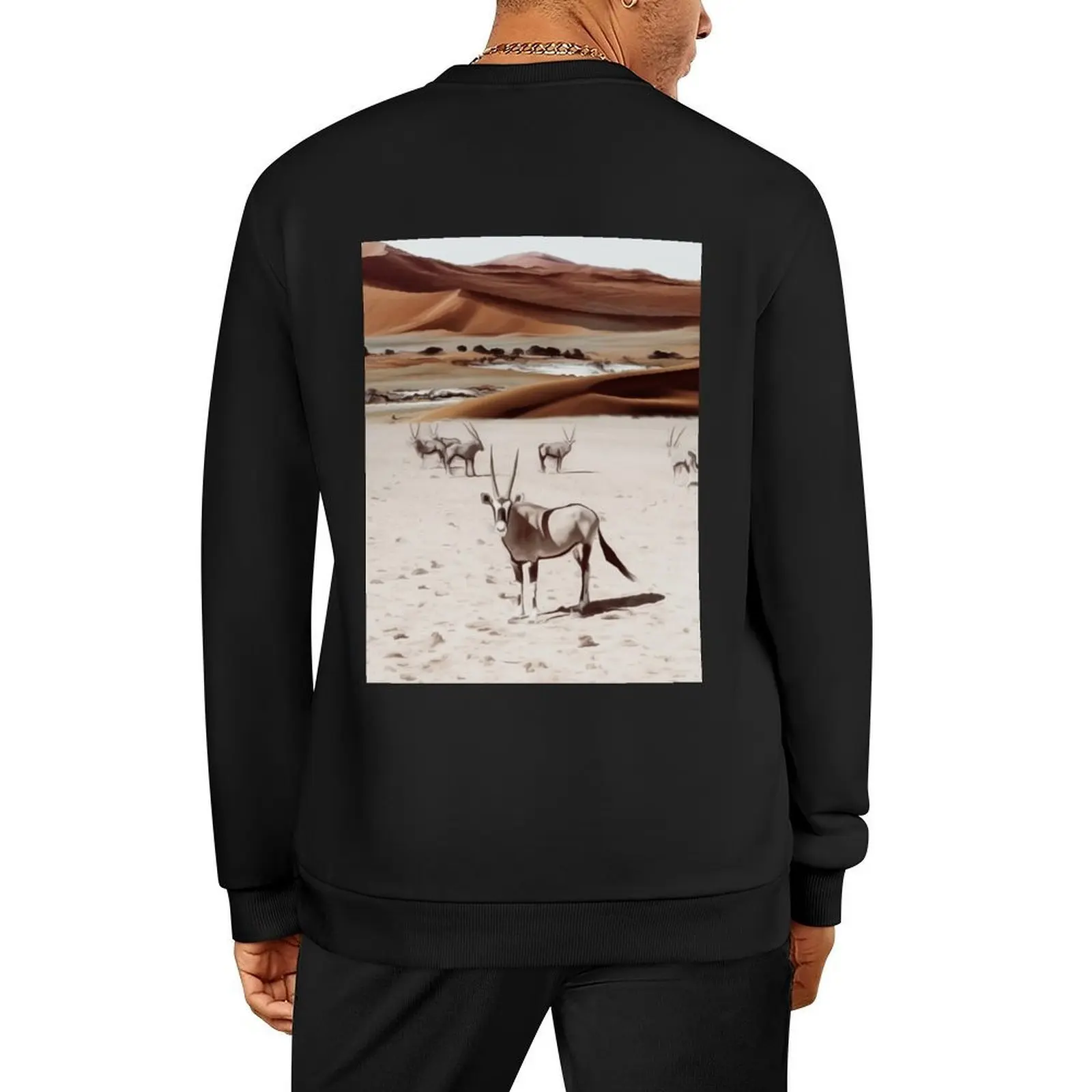 

NAMIBIA DESERT Pullover graphic t shirts men anime clothes blouse men wear sweatshirt male
