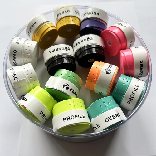 Imagen 2 del producto 60 uds. Overgrips de tenis antideslizantes, raquetas de Squash perforadas adhesivas de PU, envolturas absorbidas para el sudor