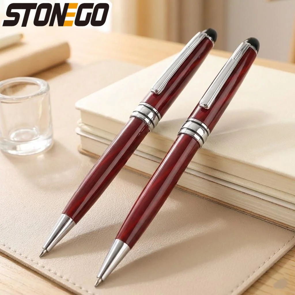 

Premium Stonego Retractable Lacquer Rollerball Pen Smooth Writing Ballpoint Pen Elegant Executive Signature Pen