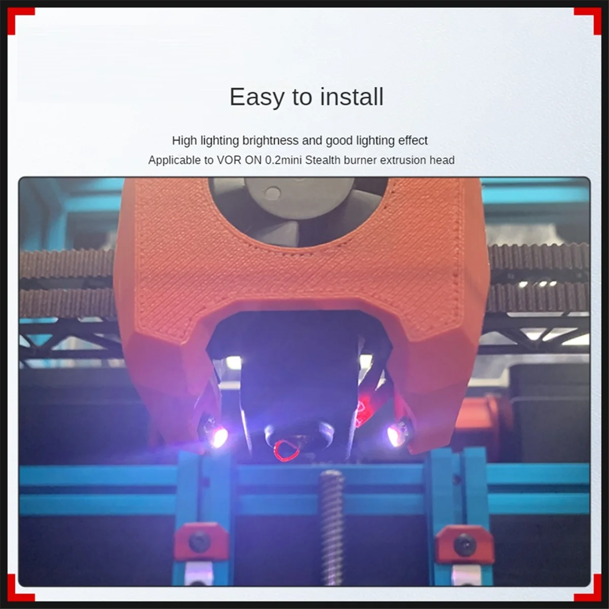 

Эффективные неопиксельные блестки RGB со светодиодом RGB и проводом длиной 1 м для экструдера Voron Mini SB