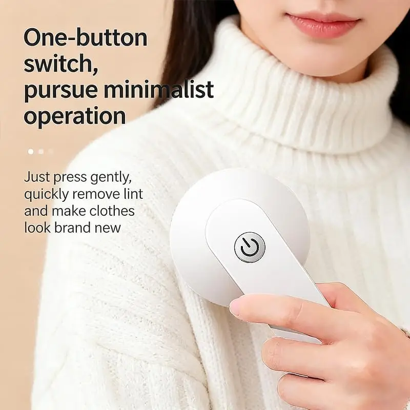 

1pcs Electric Lint Remover, Portable USB Rechargeable Lint Removal Device, Pet Hair Remover for Clothes, Lint Cleaning Tool for Home Daily Use