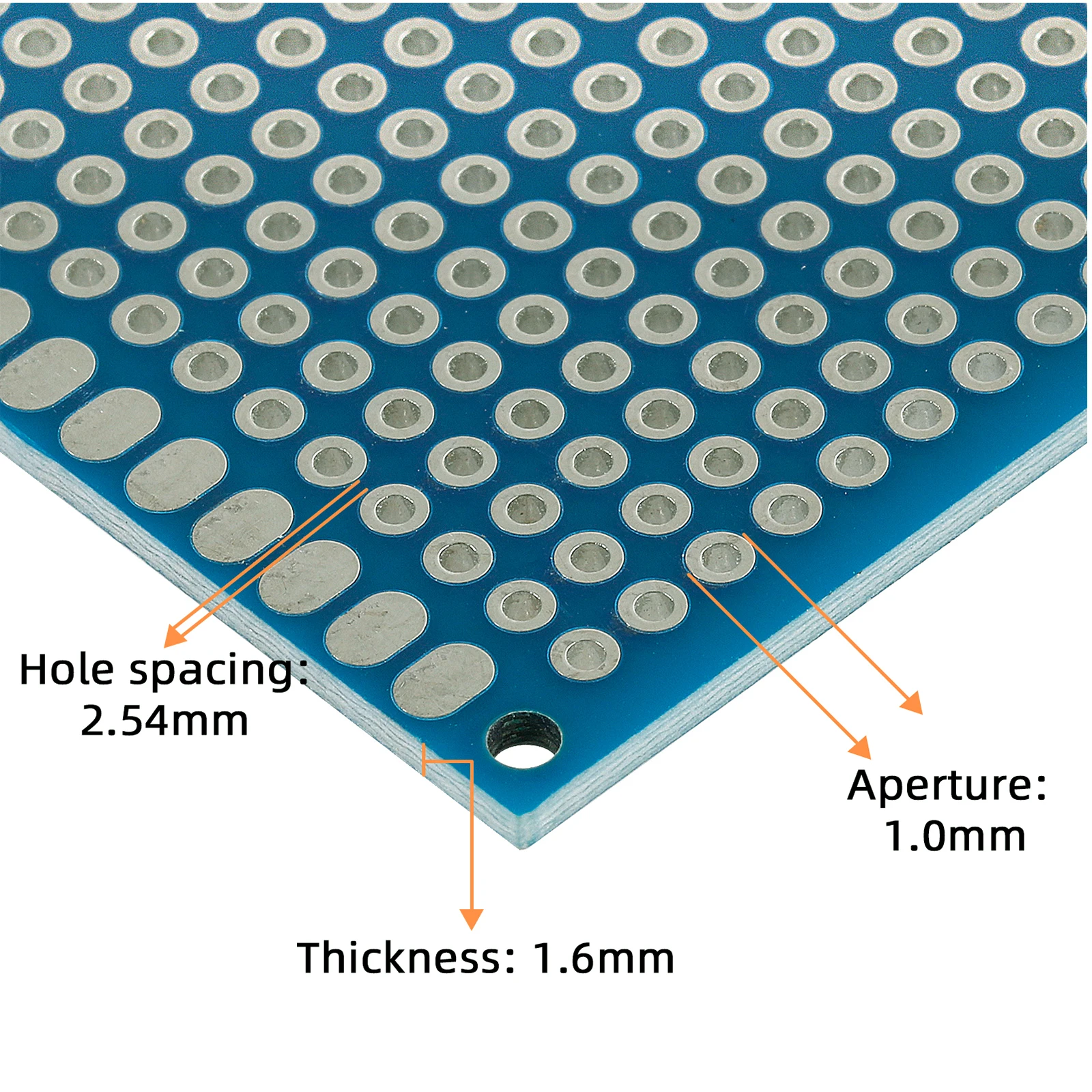 10pcs Double Sided PCB Board Prototype Kit, Soldering Universal Printed Circuit Board for DIY Soldering and Electronic Project