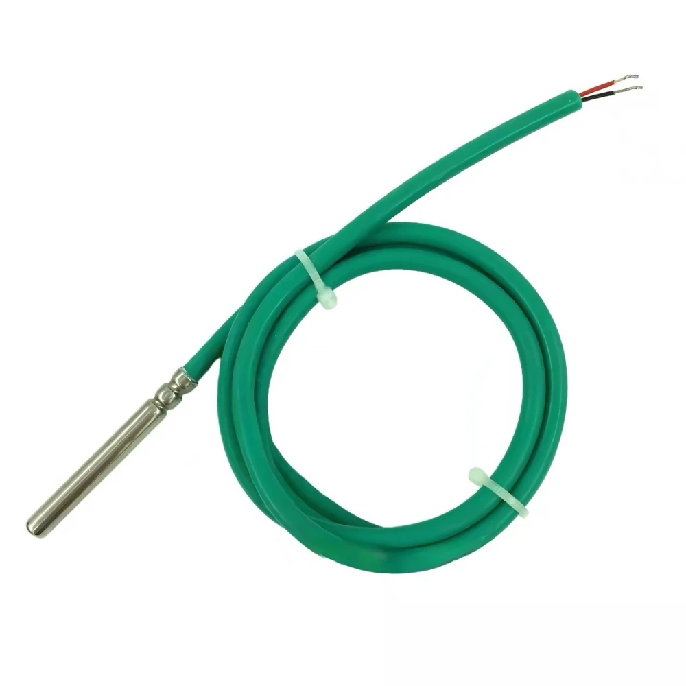 6*50MM NTC Thermal Resistance 5K 10K 15K 20K 50k 100k Waterproof Temperature Sensor 1M 3950 1% Temperature Probe Silicone Wire