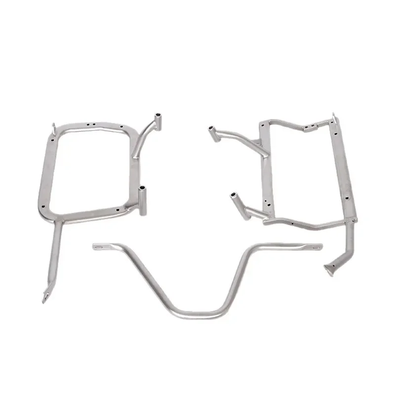 Applicable to Chunfeng MT800X side frame to avoid exhaust motorcycle side box stainless steel carbon steel right side to hide