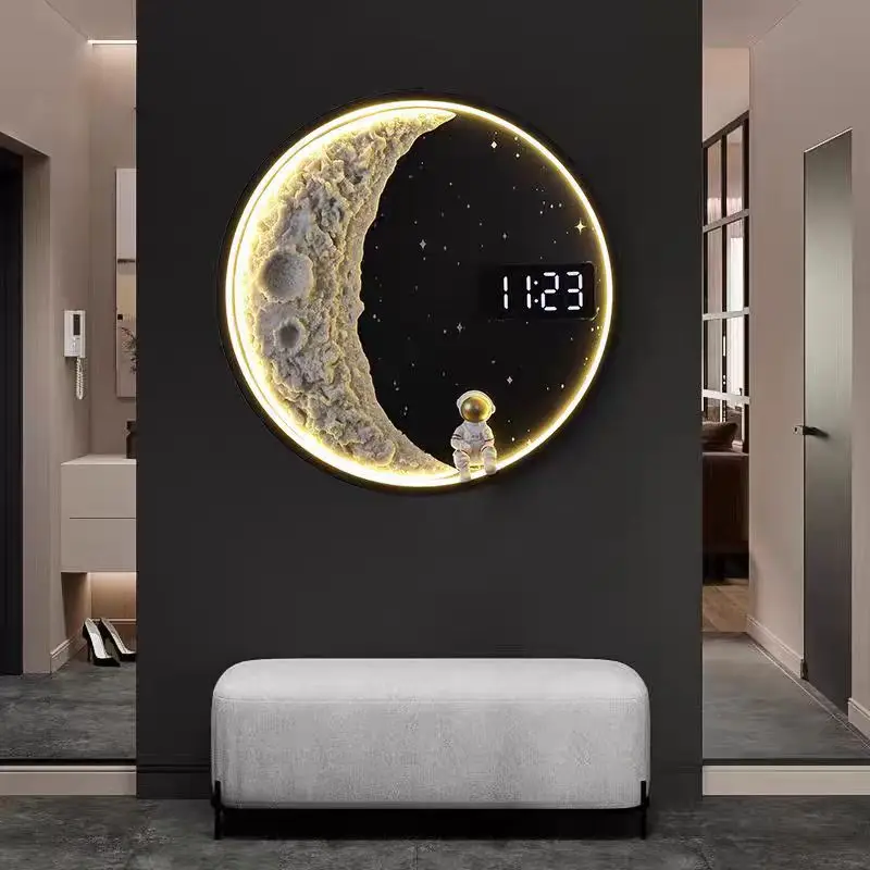 Crescent Moon Modern Minimalist Living Room Feature Wall Light Bedroom Wall Sconce with A Touch of Affordable Luxury Wall Lights