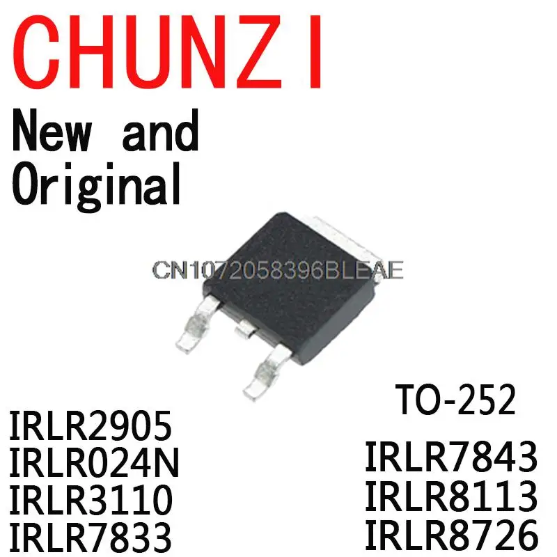 10PCS TO-252 LR2905 LR024N LR8726 LR7833 LR7843 LR8113 IRLR2905 IRLR024N IRLR3110Z IRLR7833 IRLR7843 IRLR8113 IRLR8726 