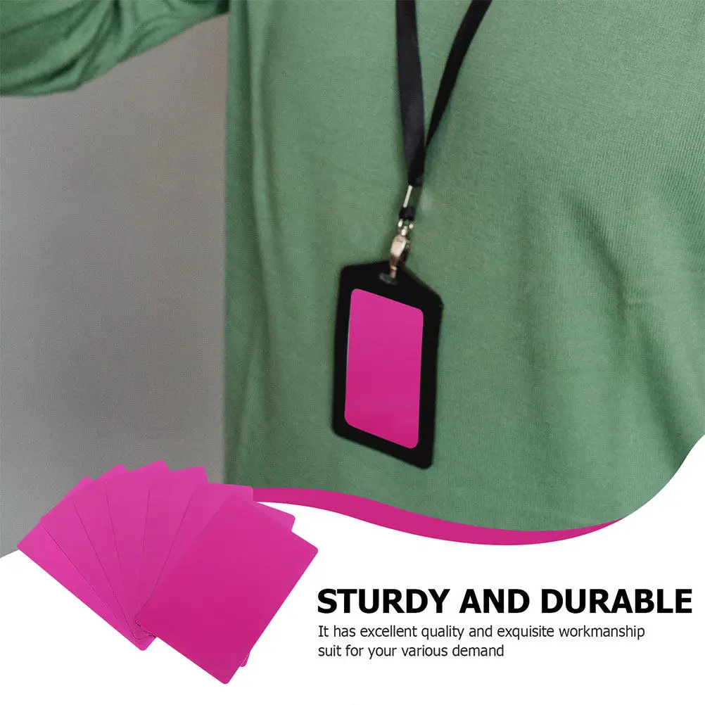 

100Pcs Metal Business Cards Blank Aluminum Name Plates Engraved Metal Card Blanks for DIY Personalized Use Business Card