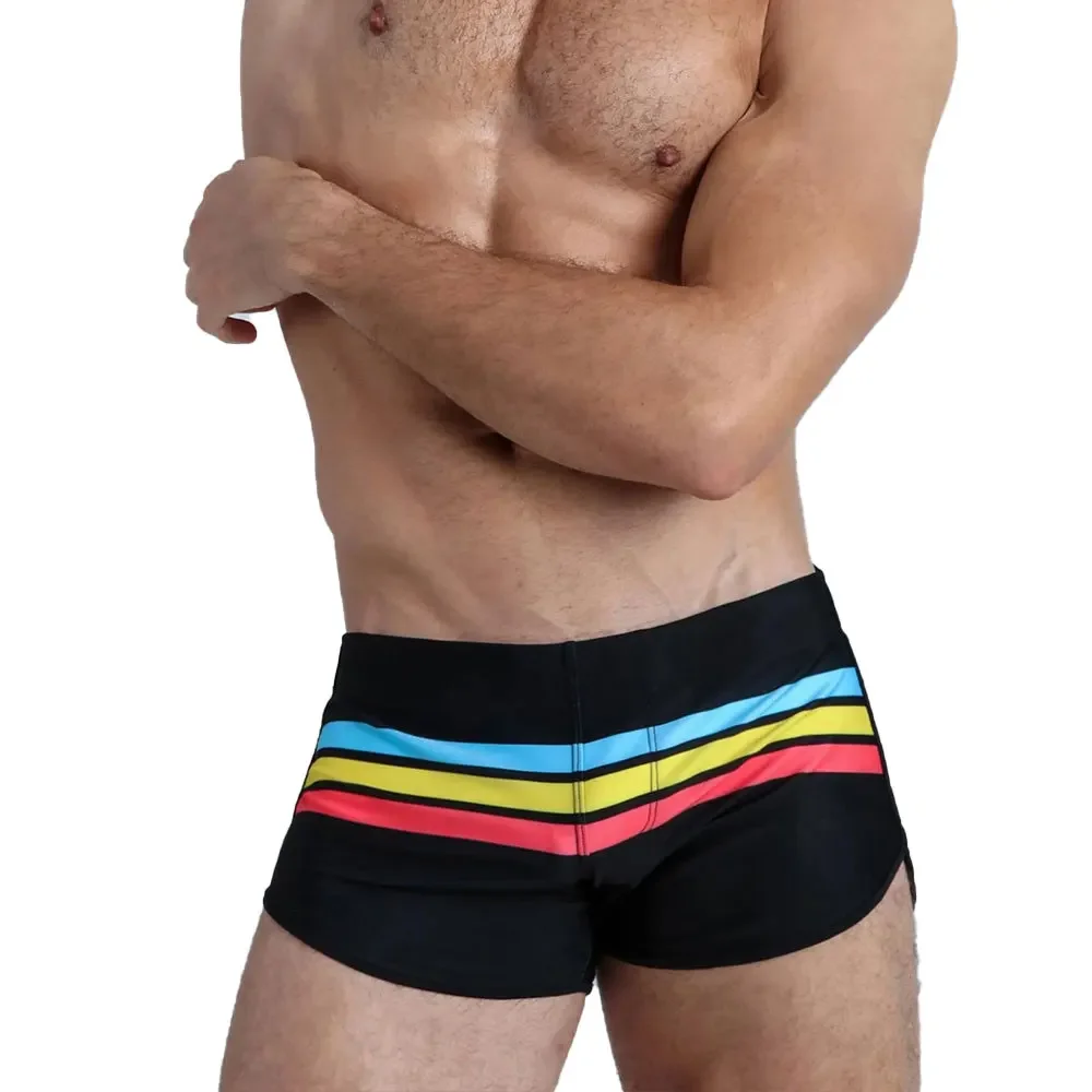 Swimwear Men Strip Swim Briefs Boxer Sexy Surfing Board Shorts Beach Trunks Quick Dry Swimsuits Bathing Suits Bikini Underwear