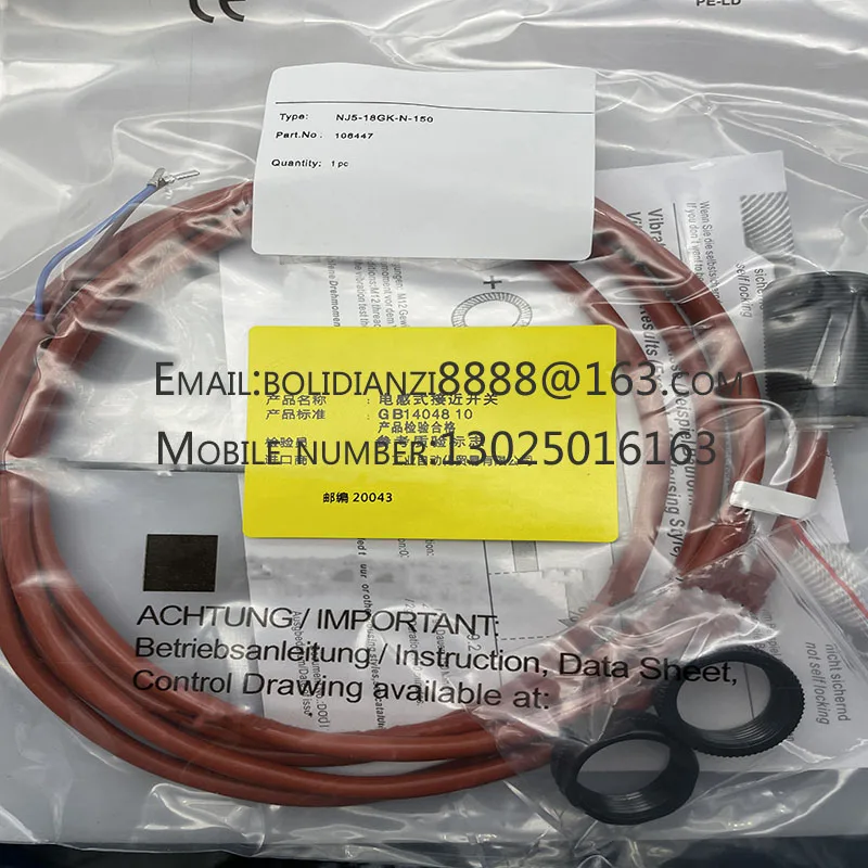 Новый датчик приближения NJ5-18GK-N-150 NJ8-18GK-N-150 NJ8/NJ5-18GK-SN