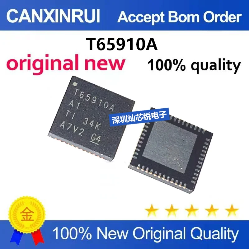 (5-100pieces)TPS65910A1RSLR TPS65910 T65910A VQFN48 Brand new original, please inquire for price