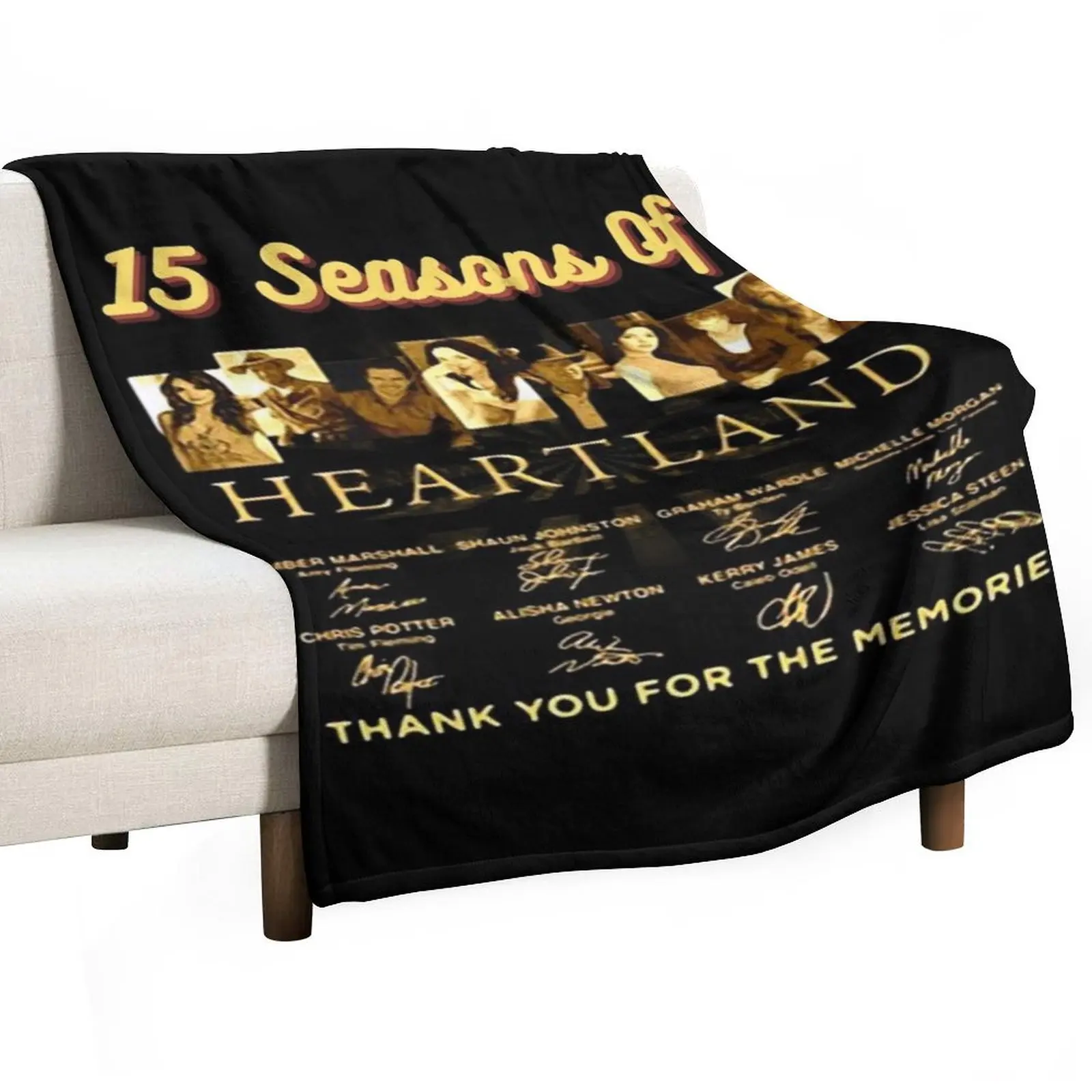 Heartland, Heartland 15 Seasons Throw Blanket Kid'S Sofa Quilt Decorative Sofa Tourist Blankets