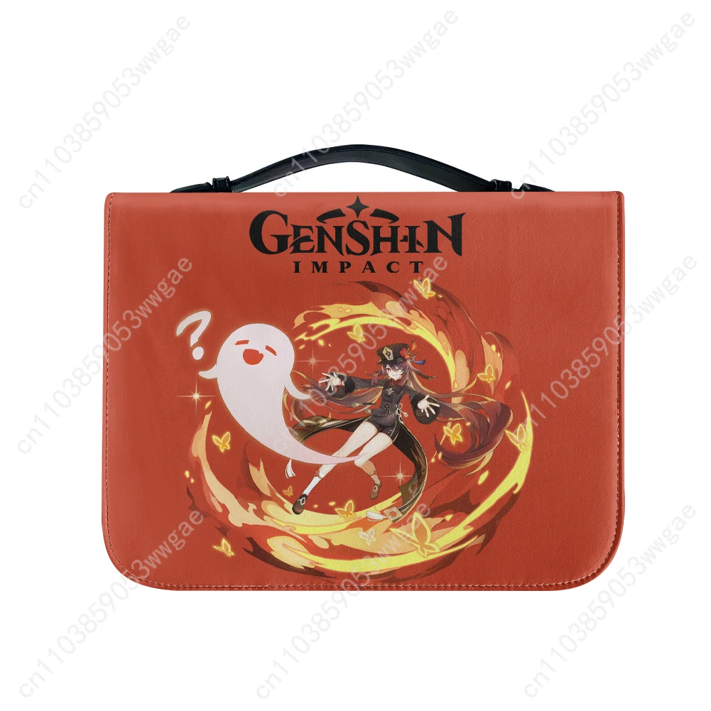 Genshin Walnut Bible Bag Christian Gifts Personalized Covers Bible Pack Waterproof Leather Bag High Quality Pockets Package Case