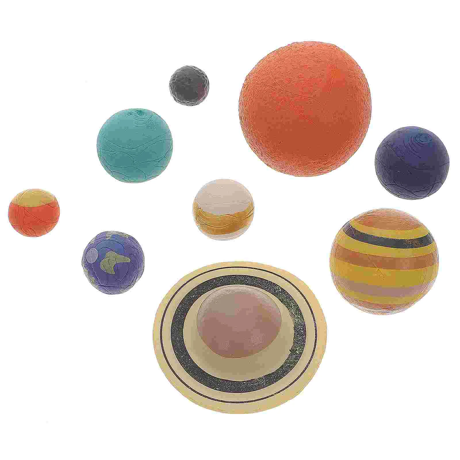 Planet 3D Model Solar System Figure Toy Kids Planets -dimensional Toys Educational