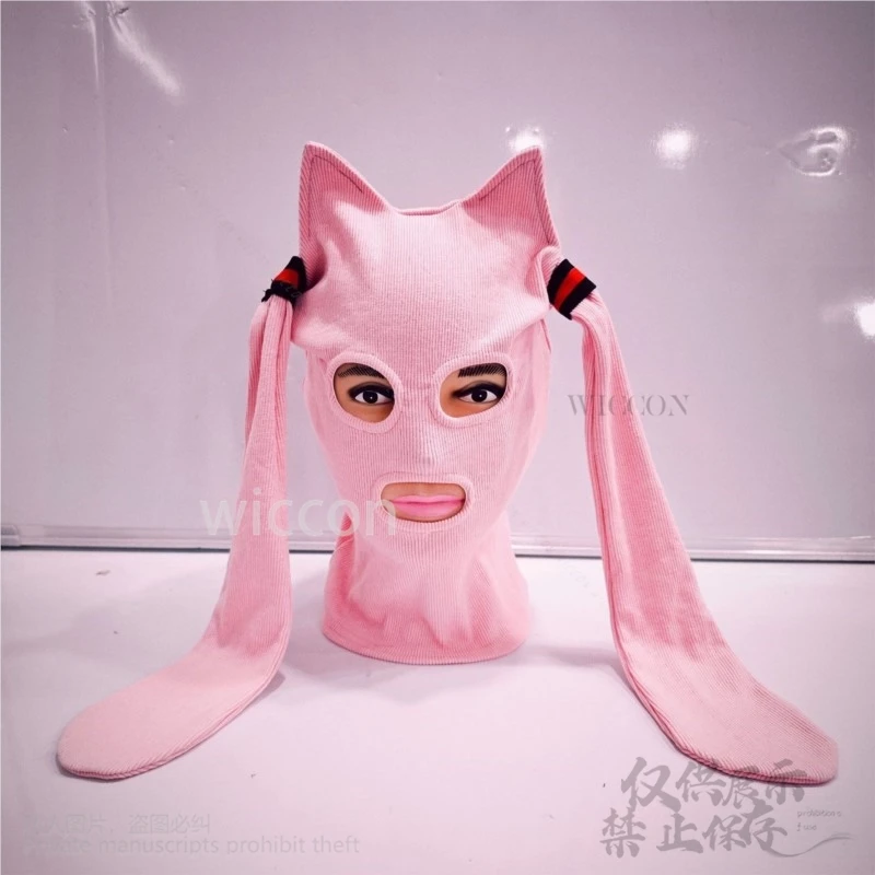 Cosplay Game Project Sekai Mikuuu Cosplay Mask Hat Kawaii Warm Headgear Funny Party Mask Essential Props Gifts Halloween Cos