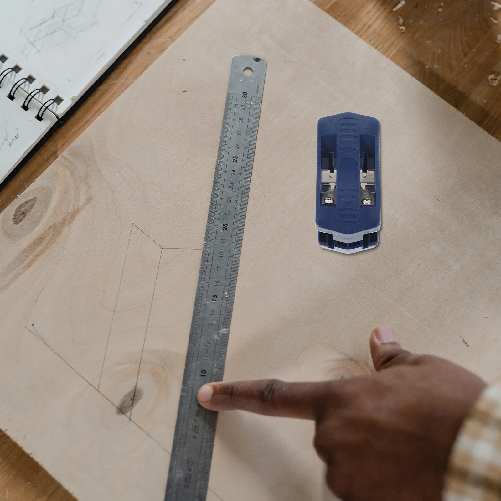 

Edge Banding Trimmer Tool for Woodworking Trimming Manual PVC Construction Long-Lasting Efficient Wood Laminate