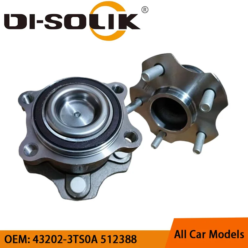 

DI-SOLIK Auto Car Parts 43202-JN00A 43202-3TS0A 43202-JA000 Auto Rear Wheel Hub Bearing Rear Axle for 08 12 TEANA NISSAN J32 J33