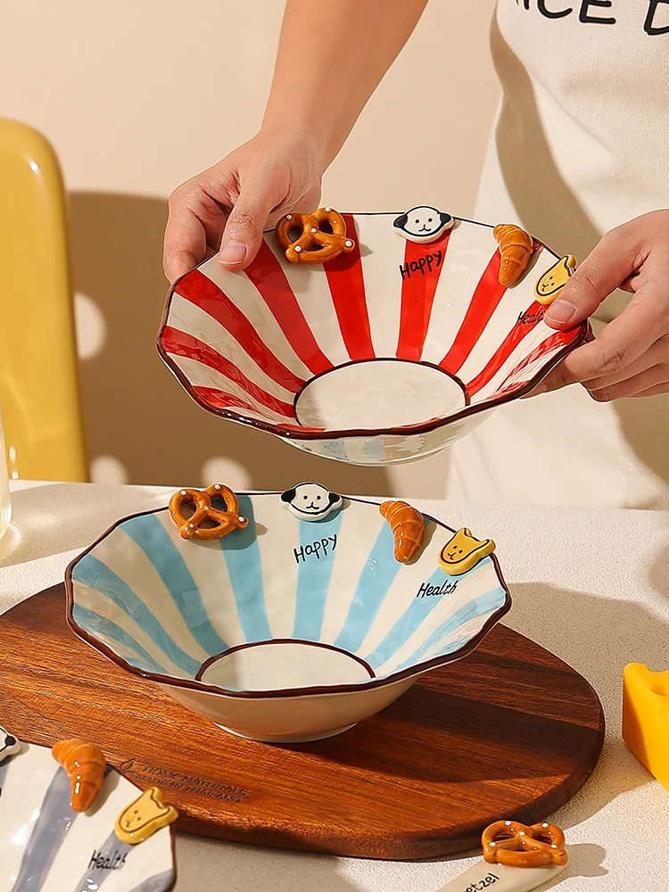 

Милая тарелка-кружка для йогурта и десертов в форме собаки, необычная китайская тарелка для сладких блюд