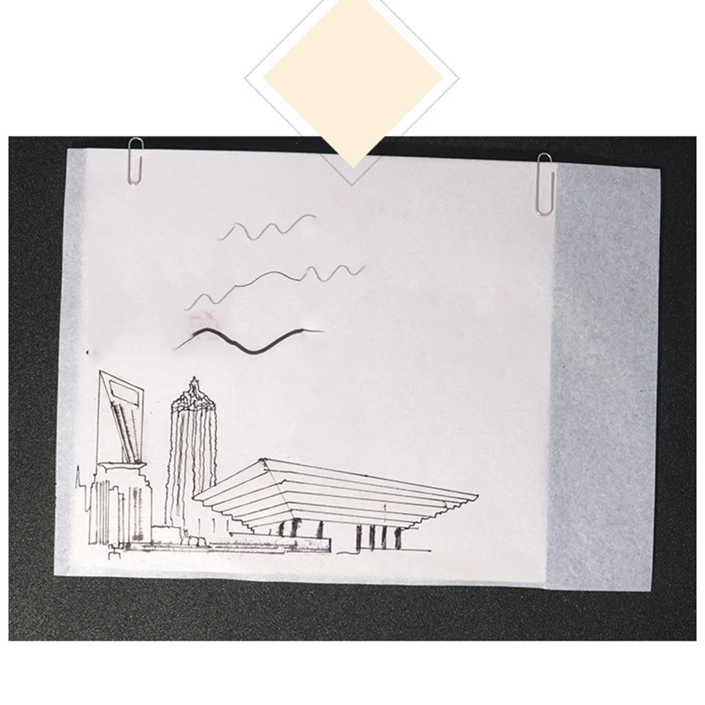 500 Sheets Tracing Paper Comic Drawing Bulk Sketching White Animation Child