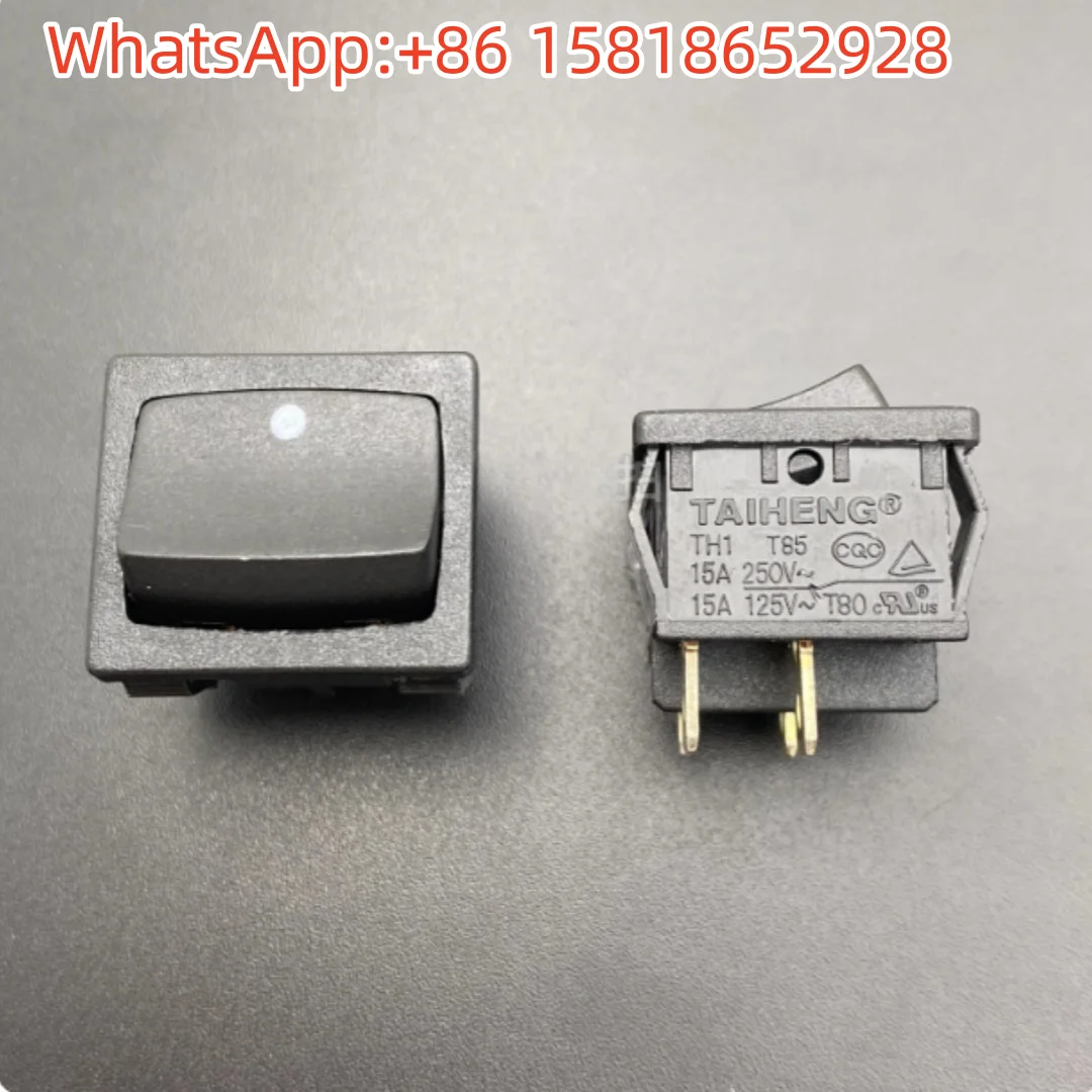 

5pcs Taiwan TAIHENG TH1 Rocker Boat Type Power Switch with Light Button 3 Pins 2 Gears High Power 15A Electric Hot Cooker