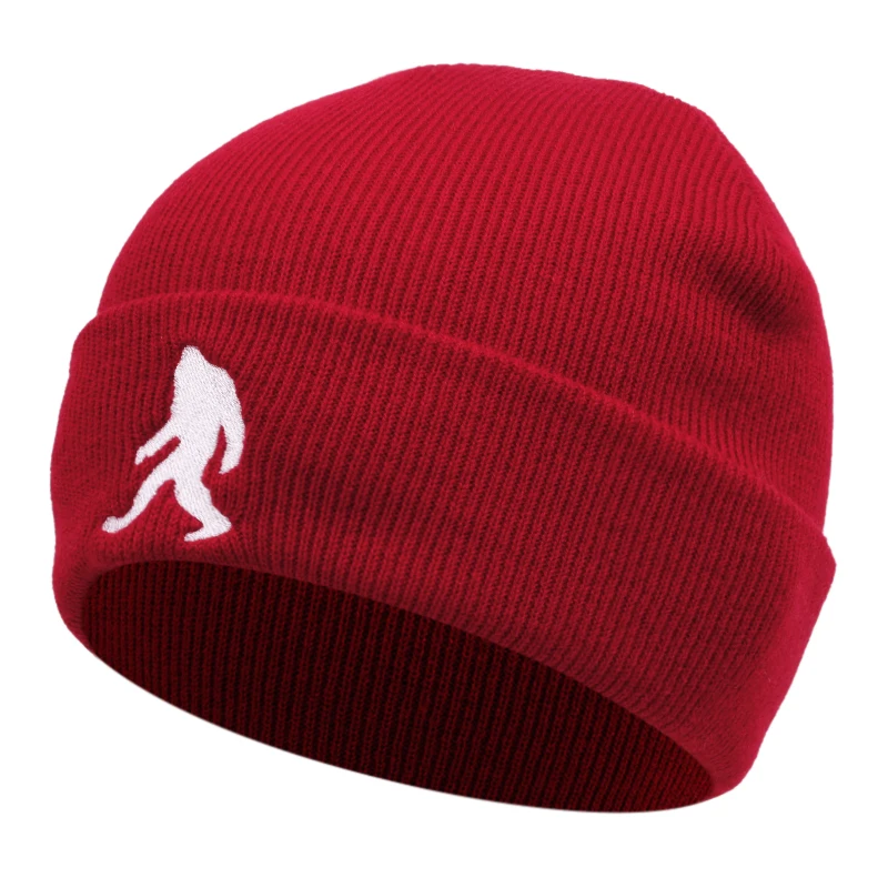 قبعة محبوكة للرجال والنساء وحشية، قبعة فول، قبعة شتوية مطرزة في الهواء الطلق #2