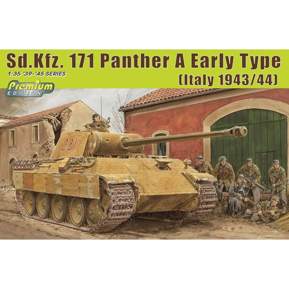 

DRAGON 6920 1/35 German Sd.Kfz.171 Panther A Early Type Italy (1943/44) - Scale Model Kit