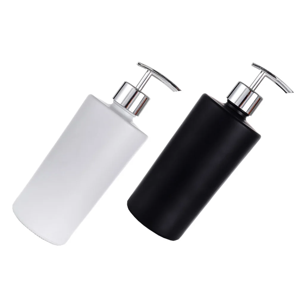 

2Pcs Pressing Type Lotion Bottles Multipurpose Refillable Storage Bottles for Travel Shampoo Dispenser Lotion Bottle