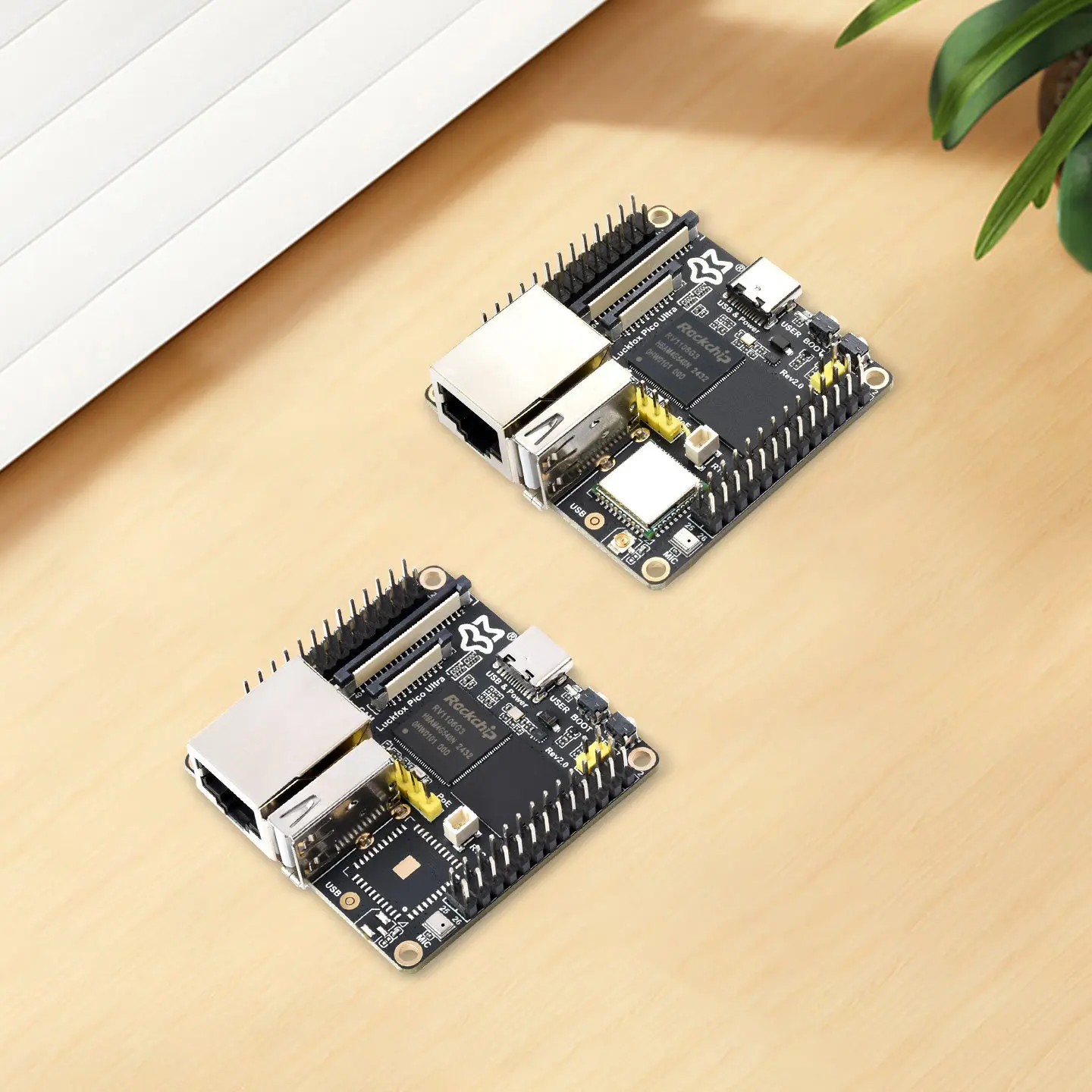 Luckfox Pico Ultra RV1106 Linux Development Board, Optional WIFI Bluetooth PoE Ethernet Port, Embedded Demo Board