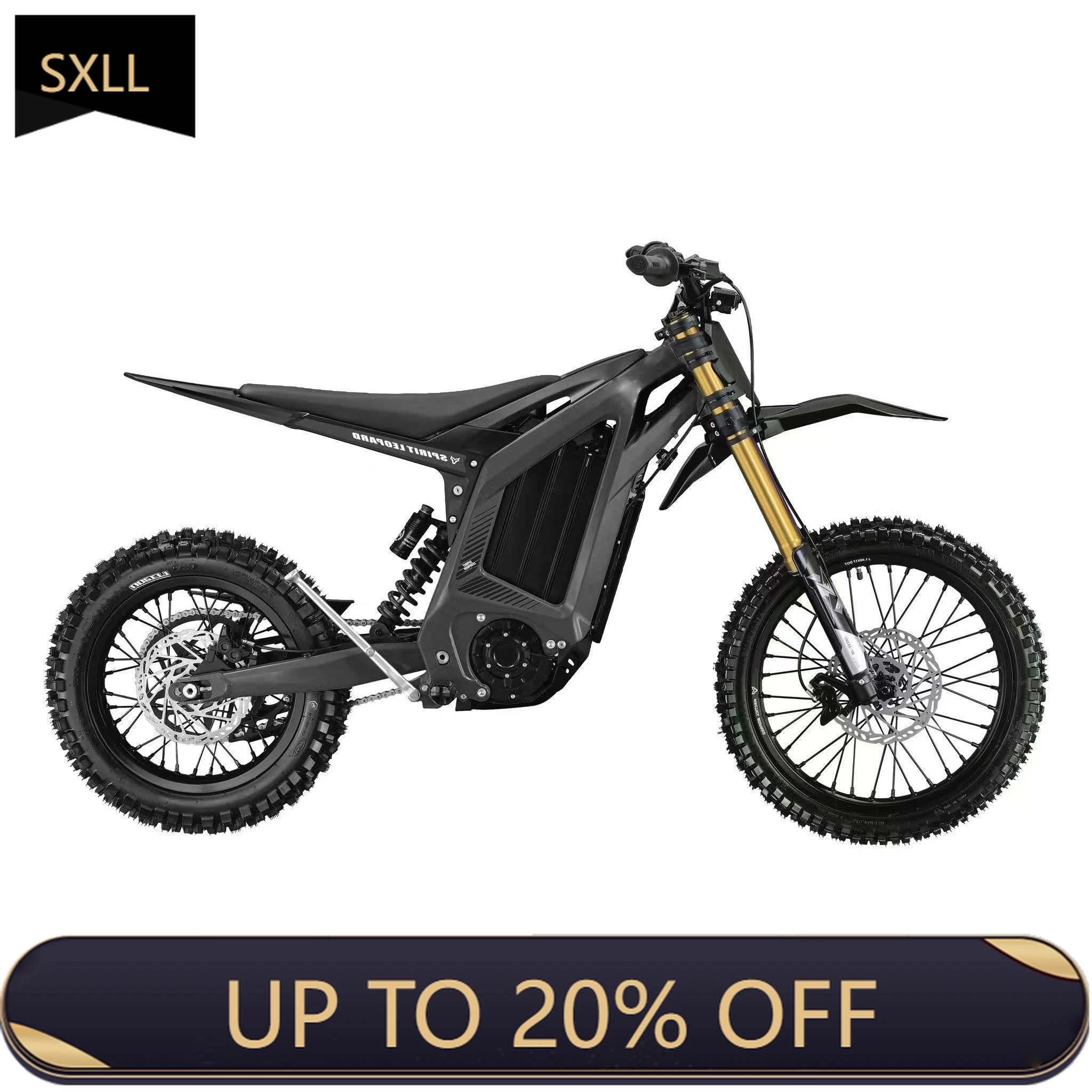 

Электрический внедорожный мотоцикл SXLL 2026 Arctic Leopard Spirit Leopard XF PRO, 96 км/ч, 12 кВт, мощный