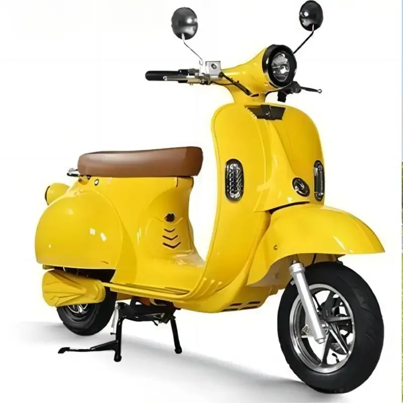 Hot selling Classic Vespa Electric E Motorcycle Scooter electric bicycle Roman Holiday 72V20A li-battery