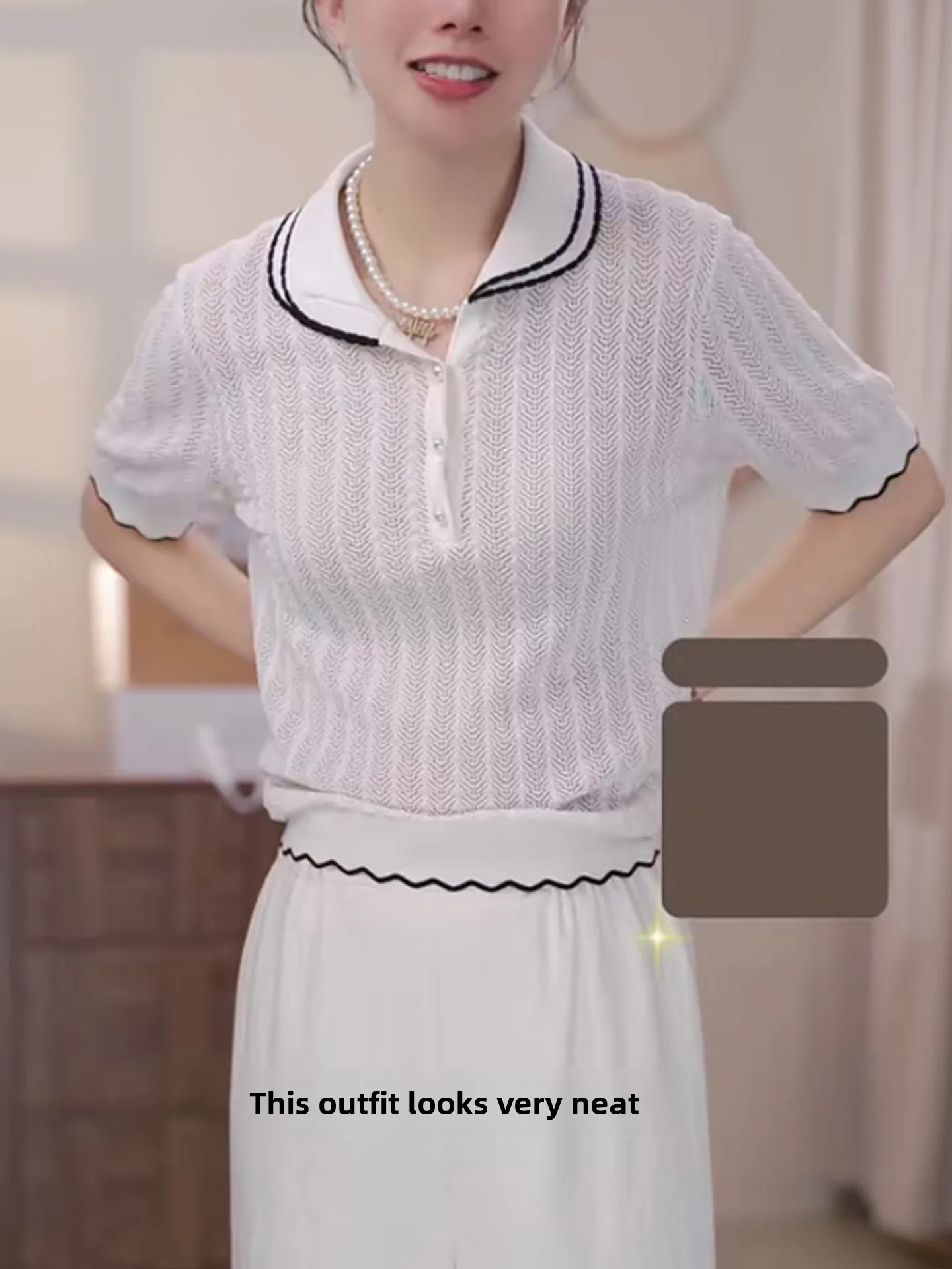 

Color Blo Luxury Casual Summer ort Sve Knitted Ice Silk Top Women's Faionable Unique Ne Pullover Korean Sle