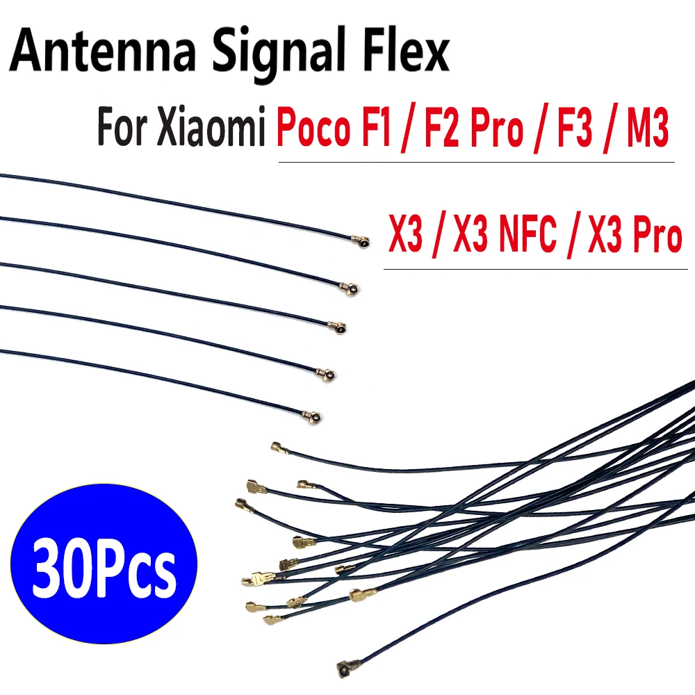 

Антенна Wi-Fi для Xiaomi Poco F3 F2 Pro M3 F1 X3 Pro, 30 шт.