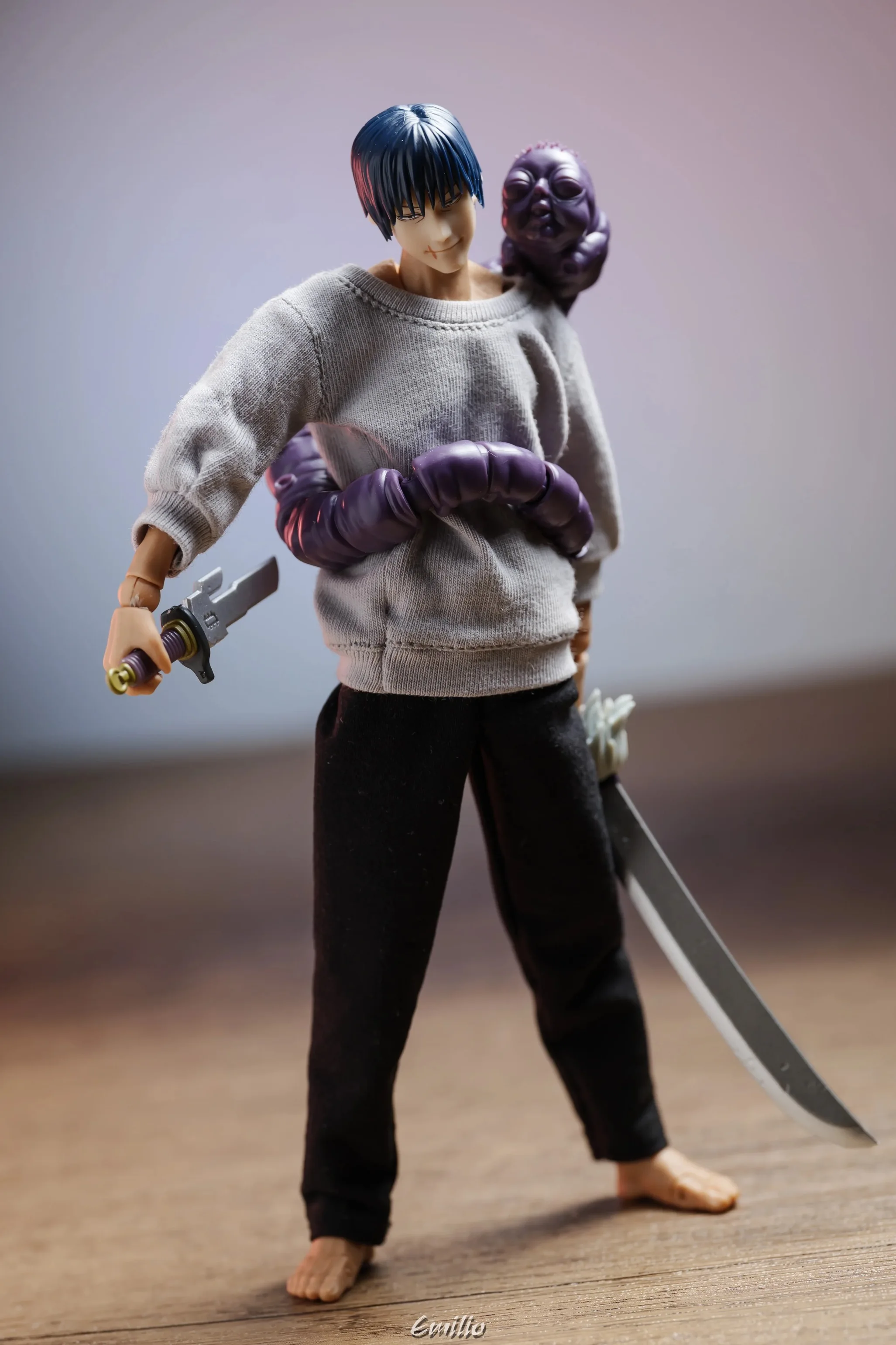 

Аниме-фигурка Jujutsu Kaisen: Фушигуро Тодзи в одежде, модель, аксессуары, игрушки, адаптация Vtoys Mirr Man, пустое тело