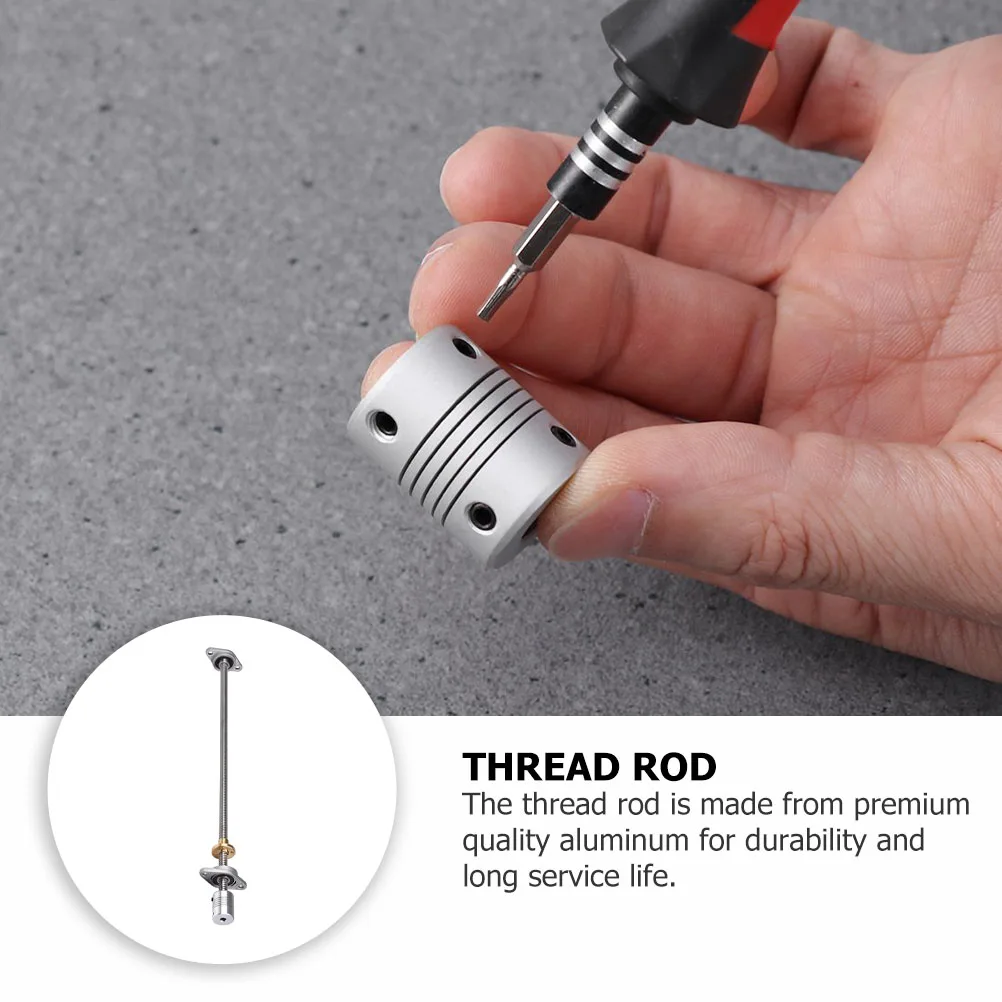 

1 Set 3D Printer Parts 3D Print Accessories Lead Screw 8Mm 300Mm Threaded Rod Metal Nut Stepper Motor Cnc Wood Projects