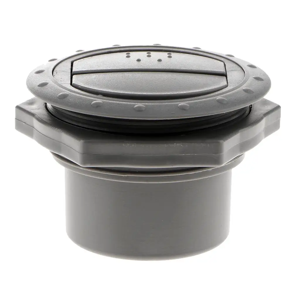 ATV Trailer Side Air Vent Round RV Roof Exhaust Outlet for Camper Van Durable Plastic Low Noise Wall Mount Interior Vent