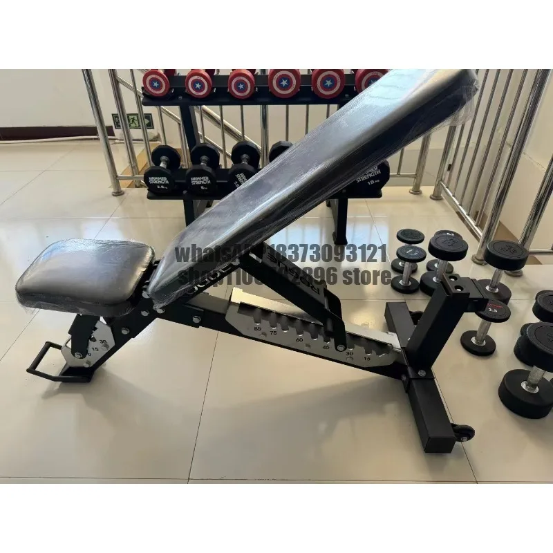 Three-stage dumbbell stool Commercial bench push  Flying bird   Supine board Private training stool Fitness stoo