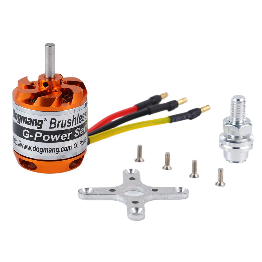 Brushless Motor D3542 3542 1000KV 1250KV 1450KV RC Four Helicopters Beyond 2-4s Lipo 5mm Shaft 130g 70A ESC High Power