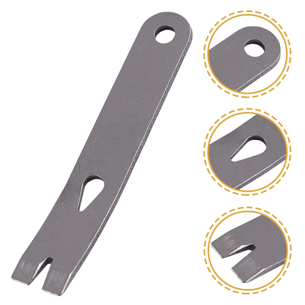 

5pcs Mini Pry Bar Stainless Steel Compact Crowbar Nail Puller Tool Keychain Charm Outdoor Survival Supply Metal Prying